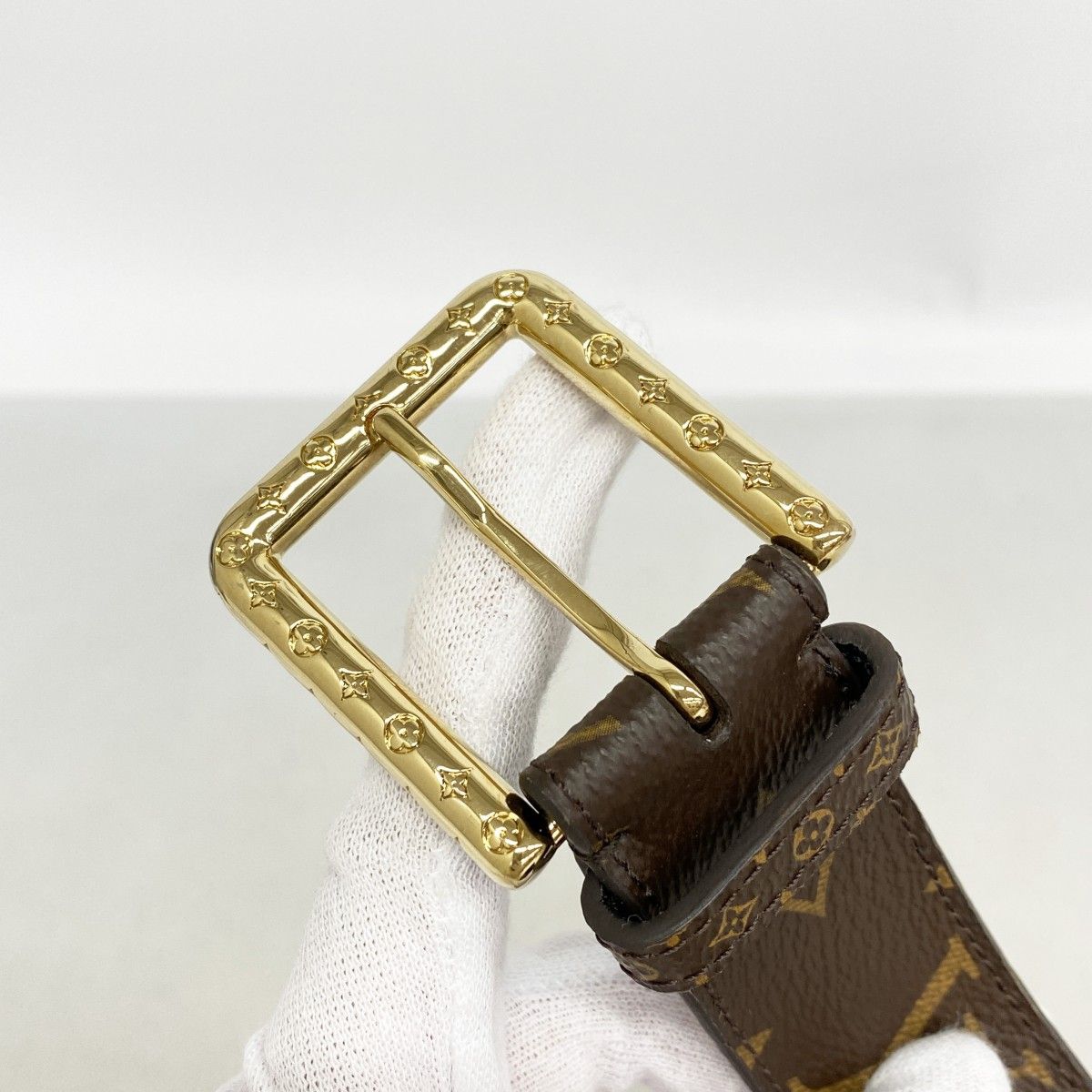 Louis Vuitton Belt Monogram Ceinture Daily Multi Pocket Brown — view 6
