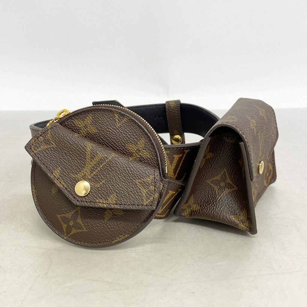 Louis Vuitton Belt Monogram Ceinture Daily Multi Pocket Brown — view 9
