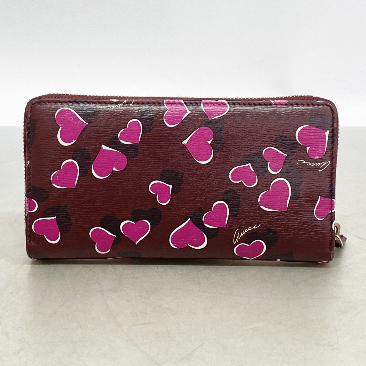 Gucci Wallet Interlocking Purple Pink Gold — view 9