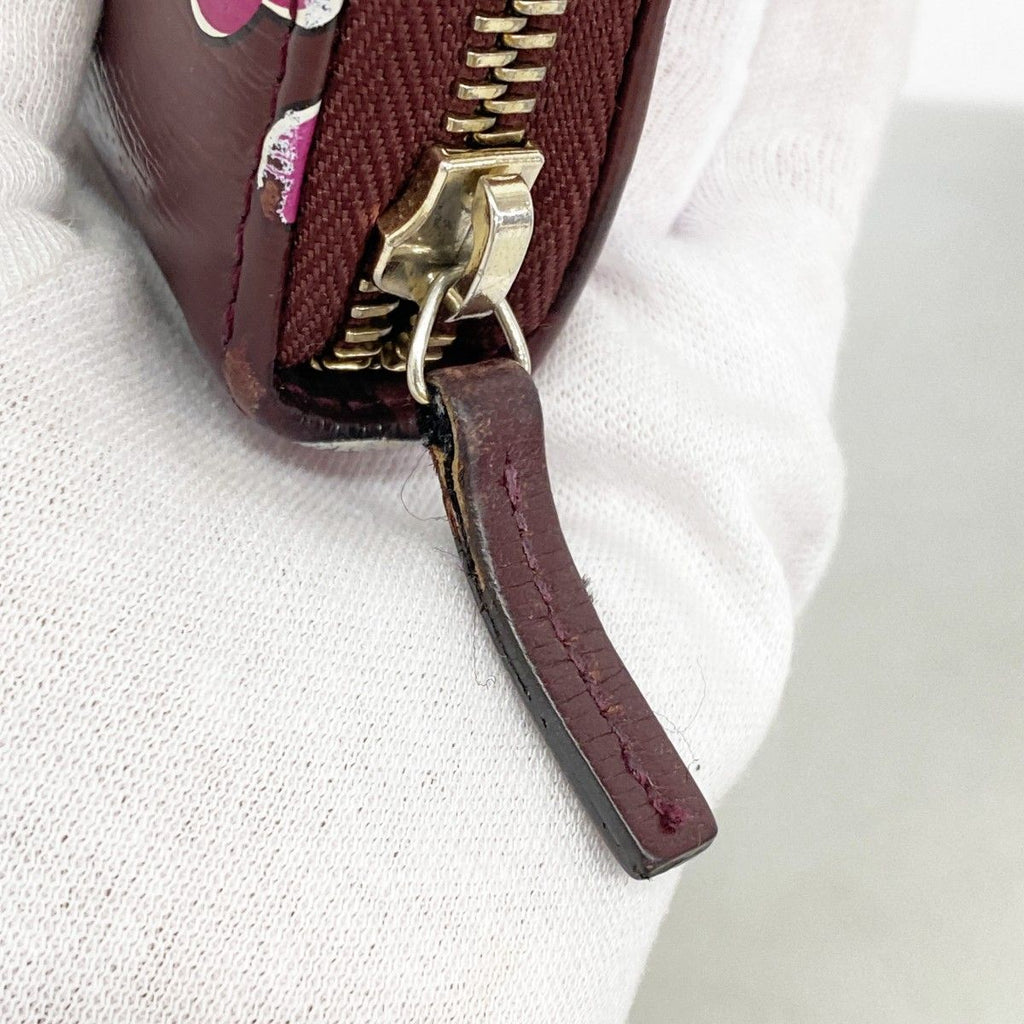 Gucci Wallet Interlocking Purple Pink Gold — view 7