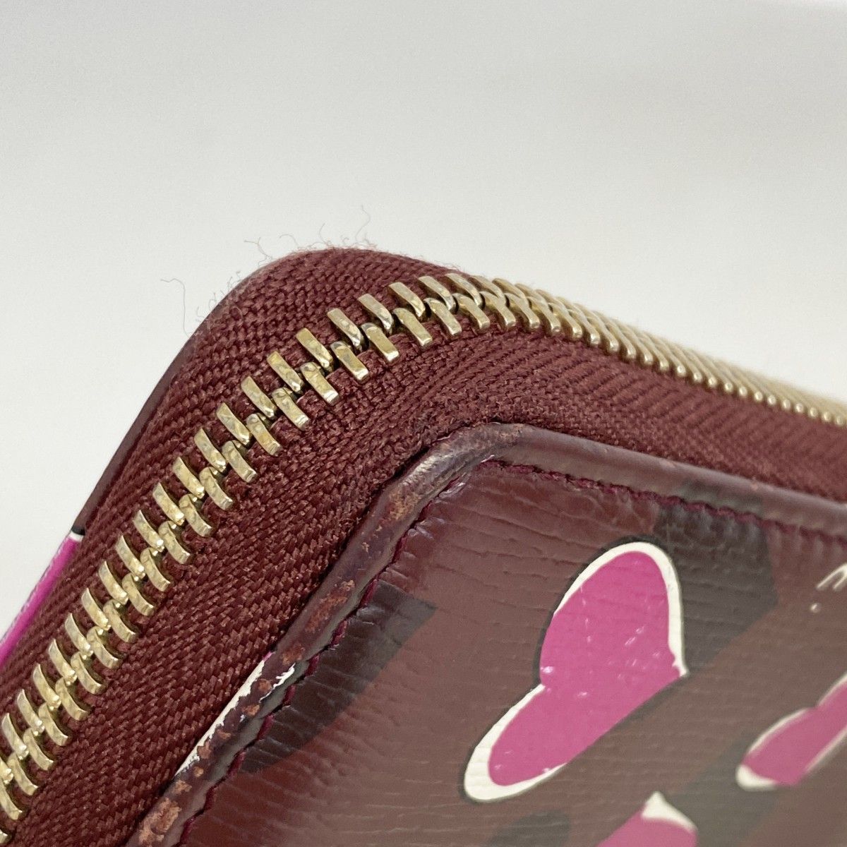 Gucci Wallet Interlocking Purple Pink Gold — view 6