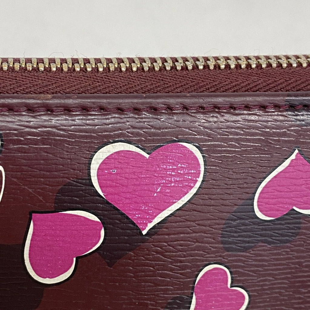 Gucci Wallet Interlocking Purple Pink Gold — view 8