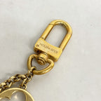 Louis Vuitton Key Holder Charm Fleur de Monogram Gold Multicolor — view 4