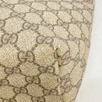 Gucci Tote GG Supreme Brown Champagne Gold — view 7