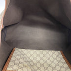 Gucci Tote GG Supreme Brown Champagne Gold — view 4