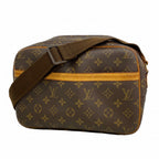 Louis Vuitton Shoulder Bag Monogram Reporter PM Brown