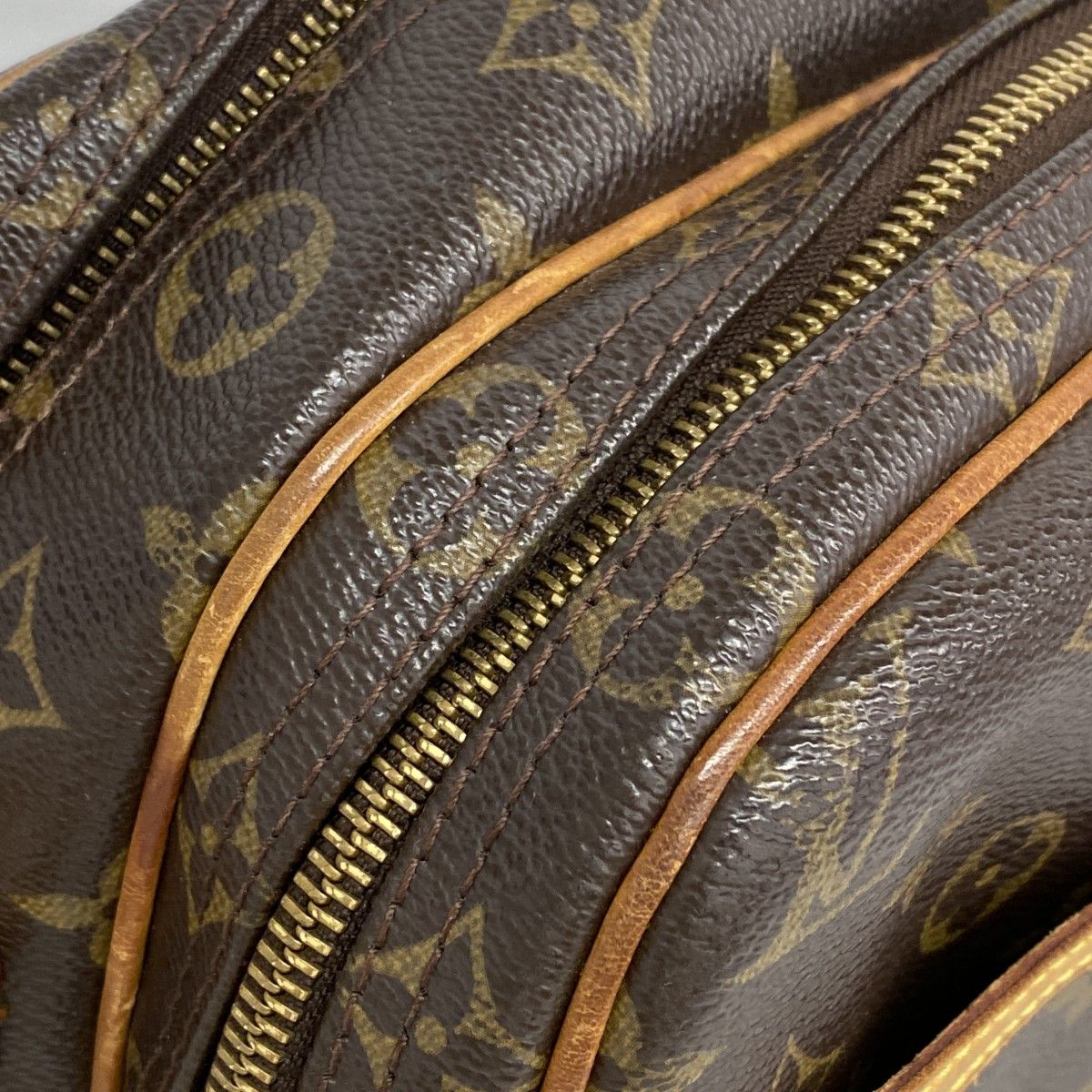 Louis Vuitton Shoulder Bag Monogram Reporter PM Brown — view 7