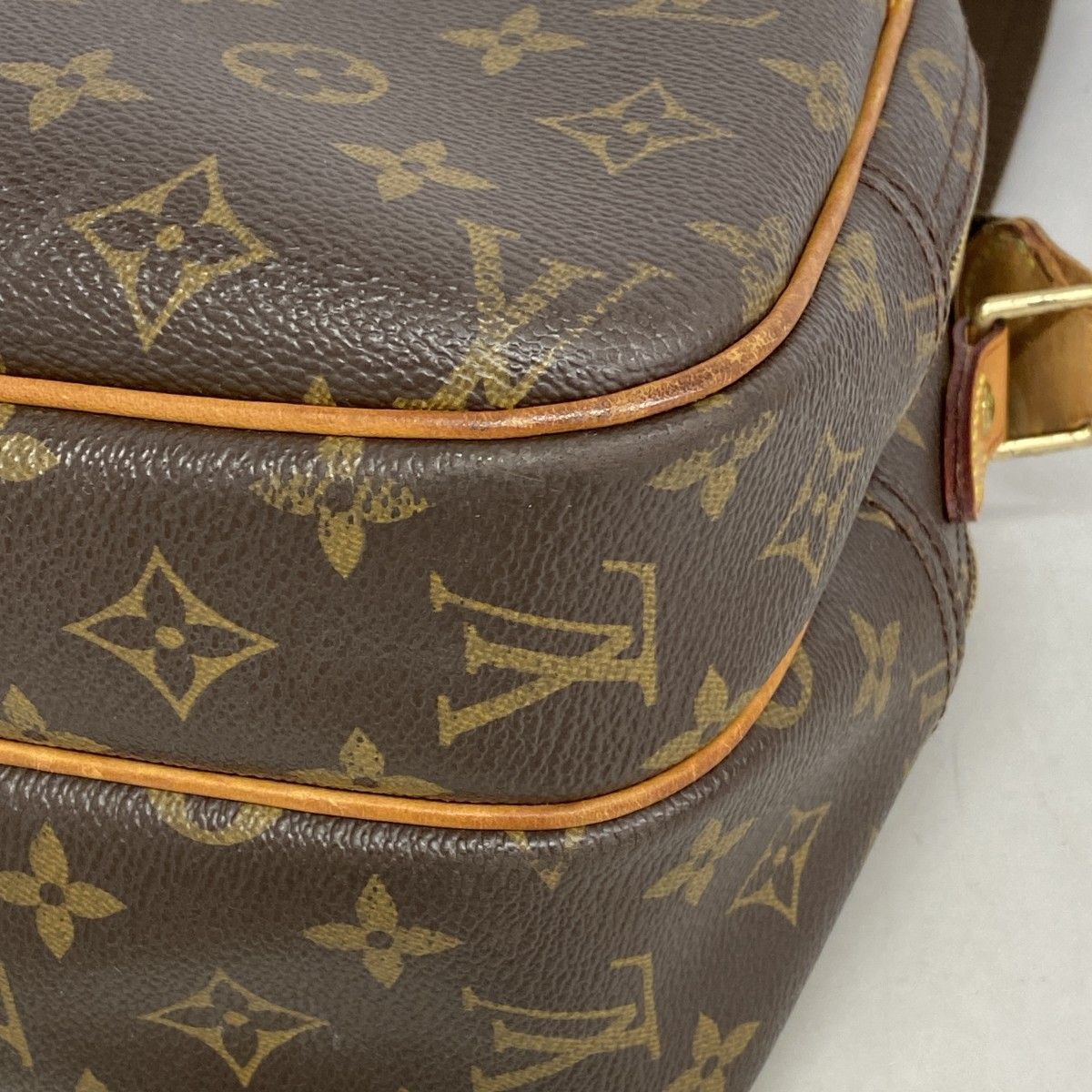 Louis Vuitton Shoulder Bag Monogram Reporter PM Brown — view 6