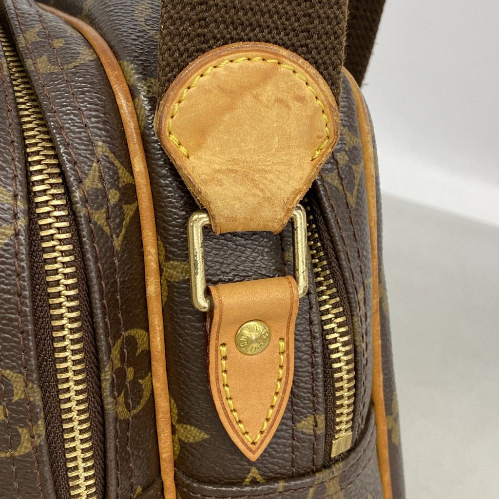 Louis Vuitton Shoulder Bag Monogram Reporter PM Brown — view 9