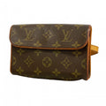 Louis Vuitton Waist Bag Monogram Pochette Florentine Brown