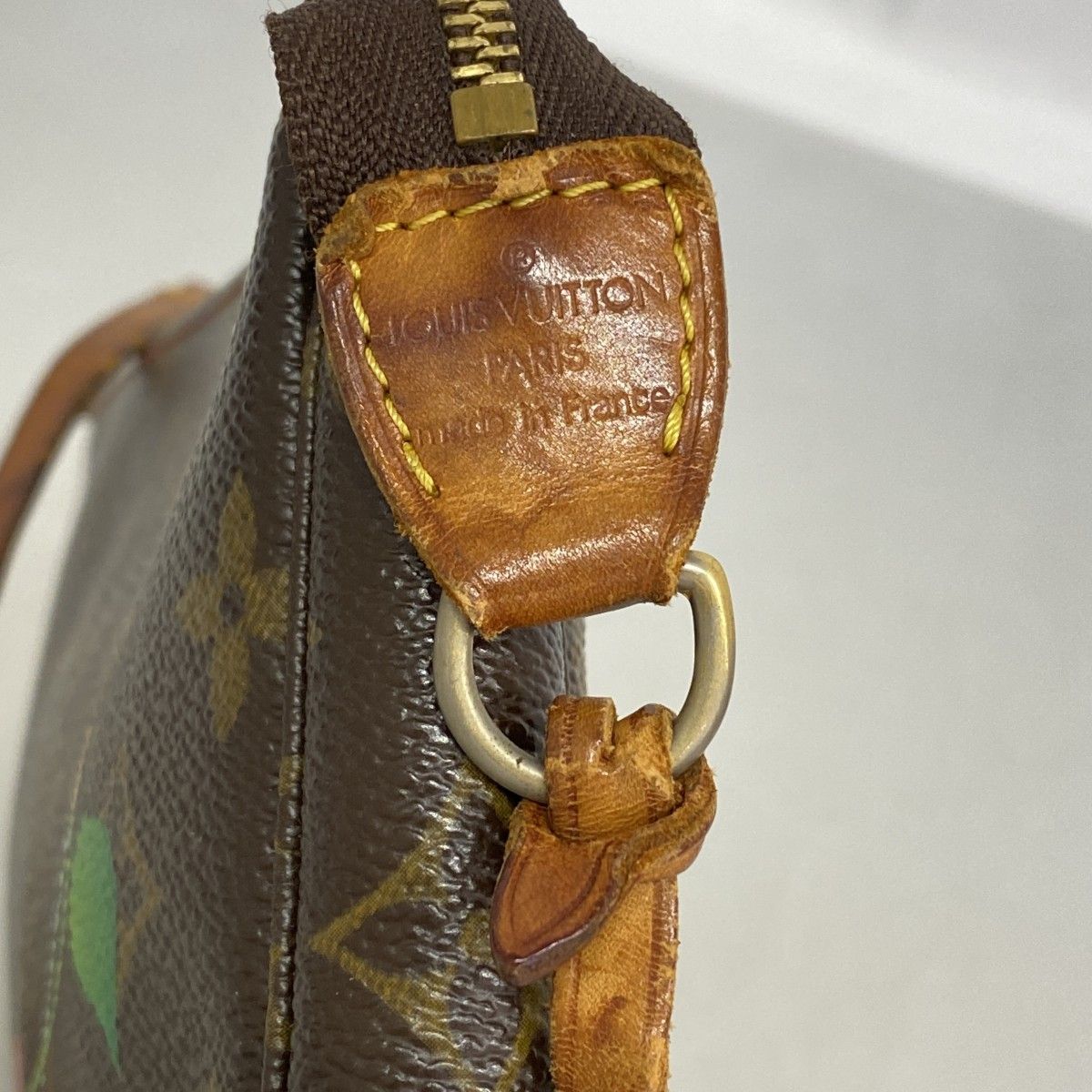 Louis Vuitton Pouch Monogram Cherry Pochette Accessoire Brown — view 5