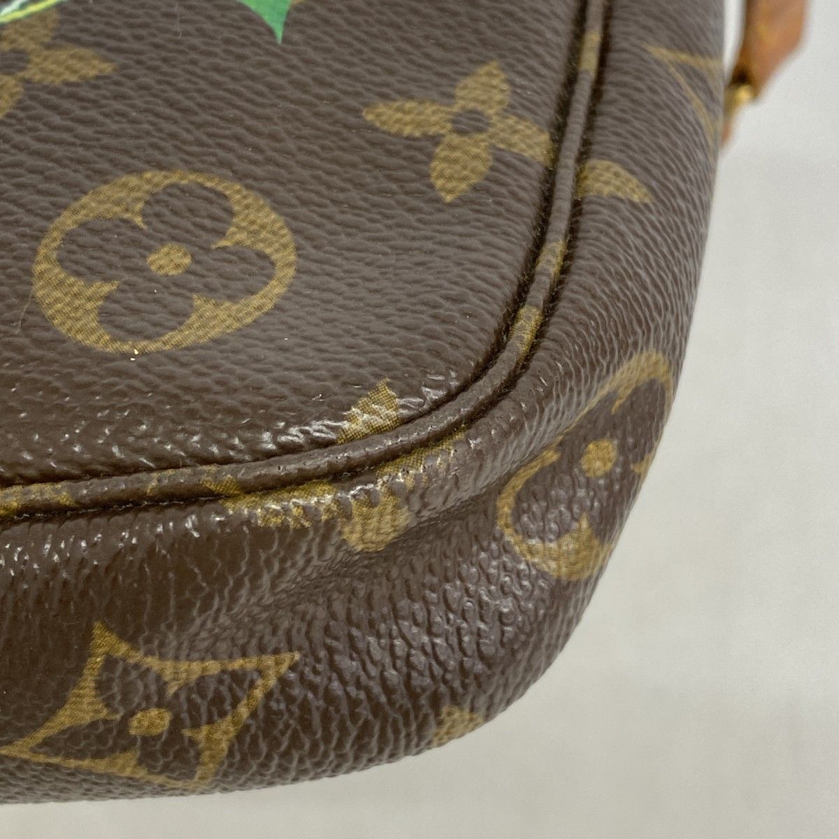 Louis Vuitton Pouch Monogram Cherry Pochette Accessoire Brown — view 6
