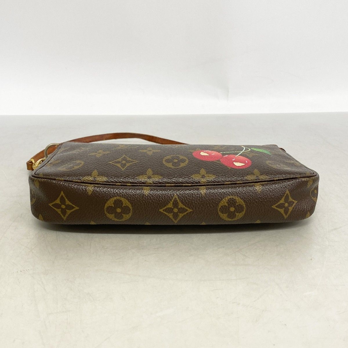 Louis Vuitton Pouch Monogram Cherry Pochette Accessoire Brown — view 3
