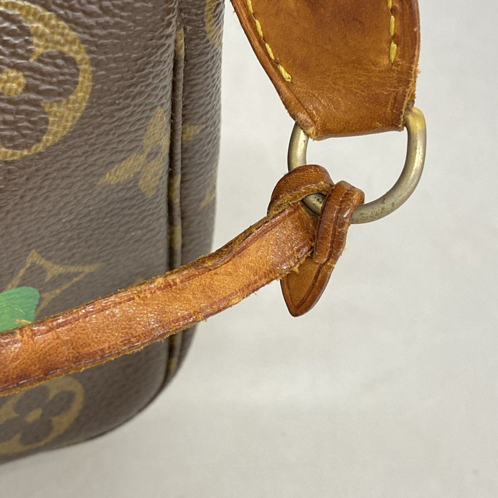 Louis Vuitton Pouch Monogram Cherry Pochette Accessoire Brown — view 9