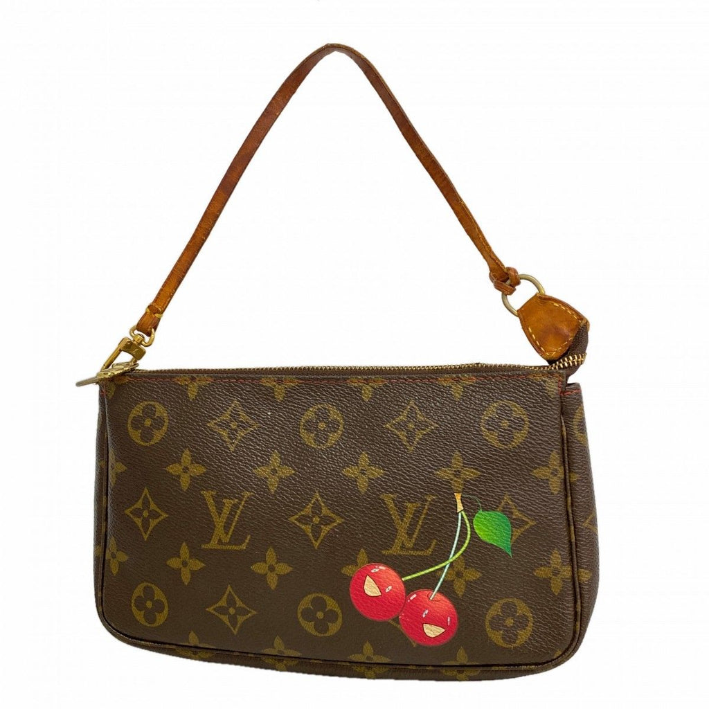 Louis Vuitton Pouch Monogram Cherry Pochette Accessoire Brown