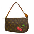Louis Vuitton Pouch Monogram Cherry Pochette Accessoire Brown