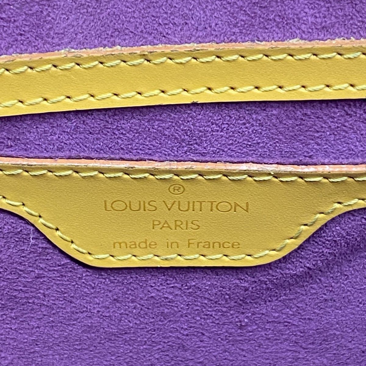 Louis Vuitton Handbag Epi Saint Jacques Jaune — view 5