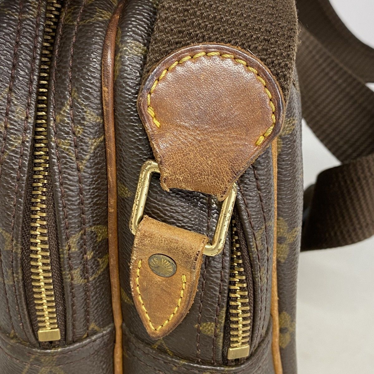 Louis Vuitton Shoulder Bag Monogram Reporter PM Brown — view 8