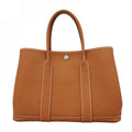 Hermes Tote Garden Party TPM Negonda Gold Silver