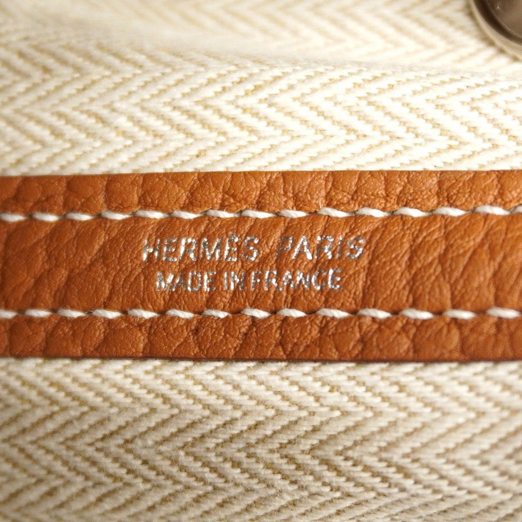 Hermes Tote Garden Party TPM Negonda Gold Silver — view 5