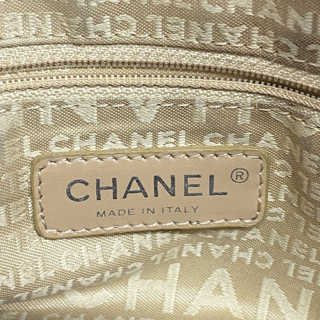 Chanel Handbag Choco Bar Caviar Leather Brown Silver — view 5