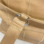 Chanel Handbag Choco Bar Caviar Leather Brown Silver — view 9
