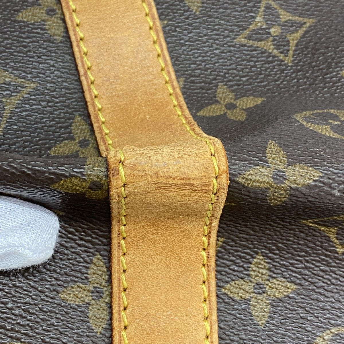 Louis Vuitton Boston Bag Monogram Keepall Bandouliere 60 Brown — view 8