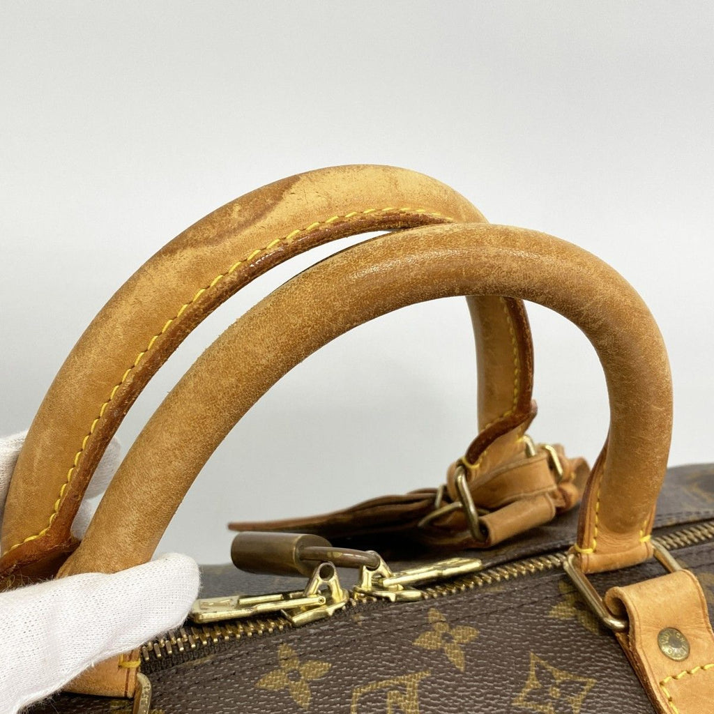 Louis Vuitton Boston Bag Monogram Keepall Bandouliere 60 Brown — view 9