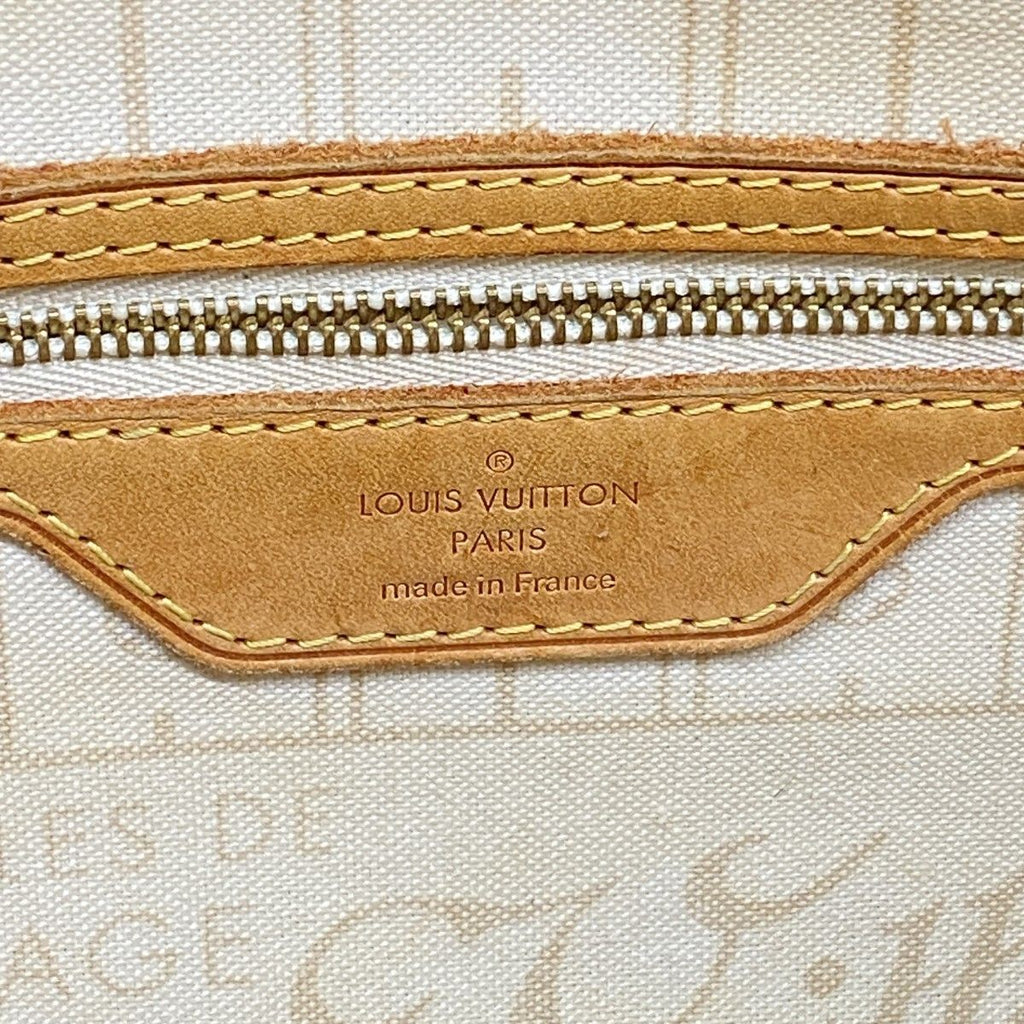 Louis Vuitton Tote Damier Azur Neverfull PM White — view 5