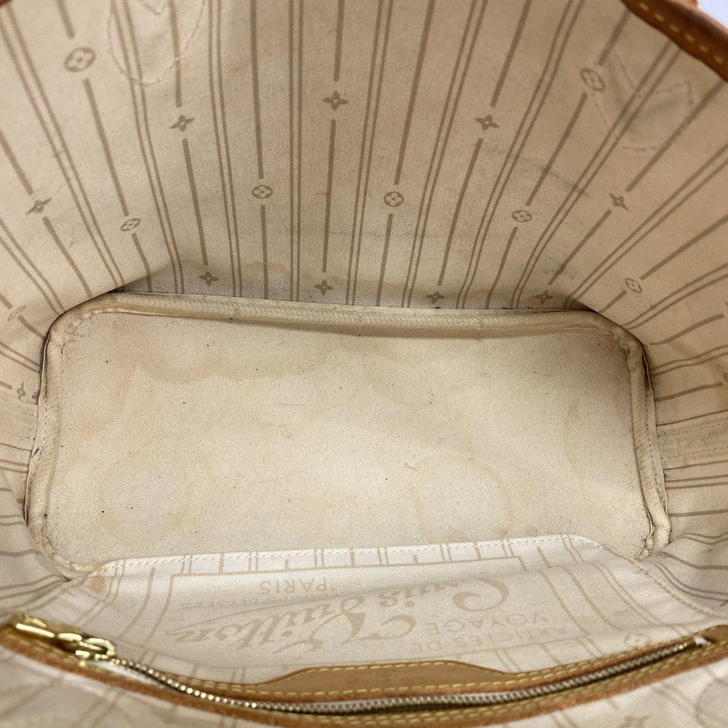 Louis Vuitton Tote Damier Azur Neverfull PM White — view 4