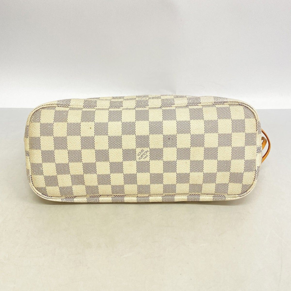 Louis Vuitton Tote Damier Azur Neverfull PM White — view 3