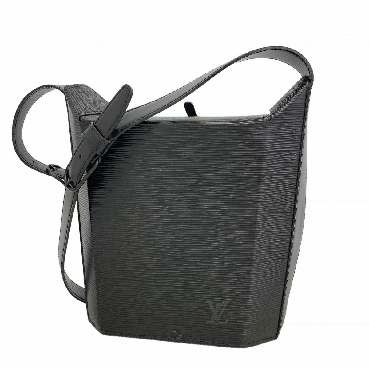 Louis Vuitton Shoulder Bag Epi Sac Saw Noir