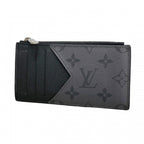Louis Vuitton Coin Case Monogram Eclipse Card Holder Black