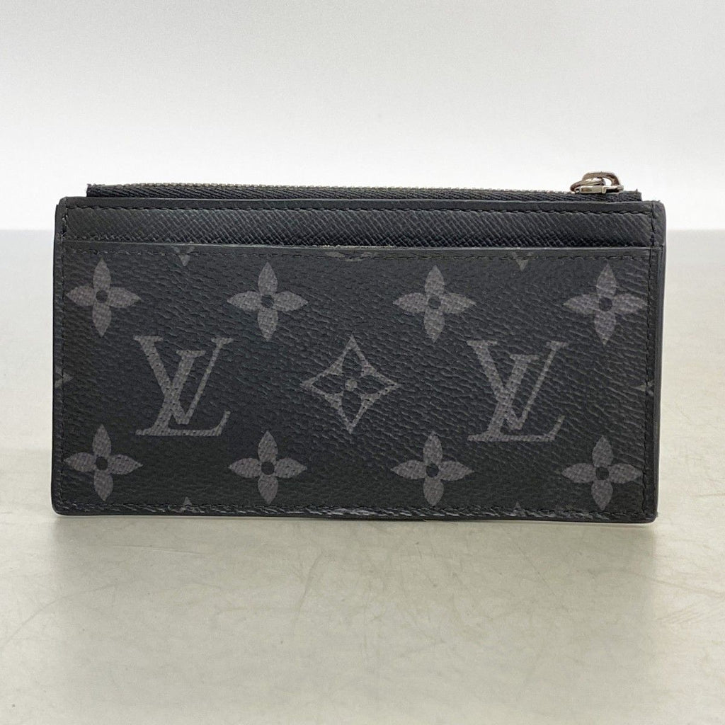 Louis Vuitton Coin Case Monogram Eclipse Card Holder Black — view 9