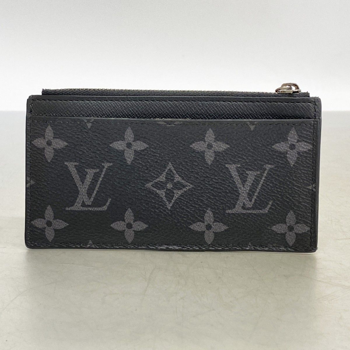 Louis Vuitton Coin Case Monogram Eclipse Card Holder Black — view 9