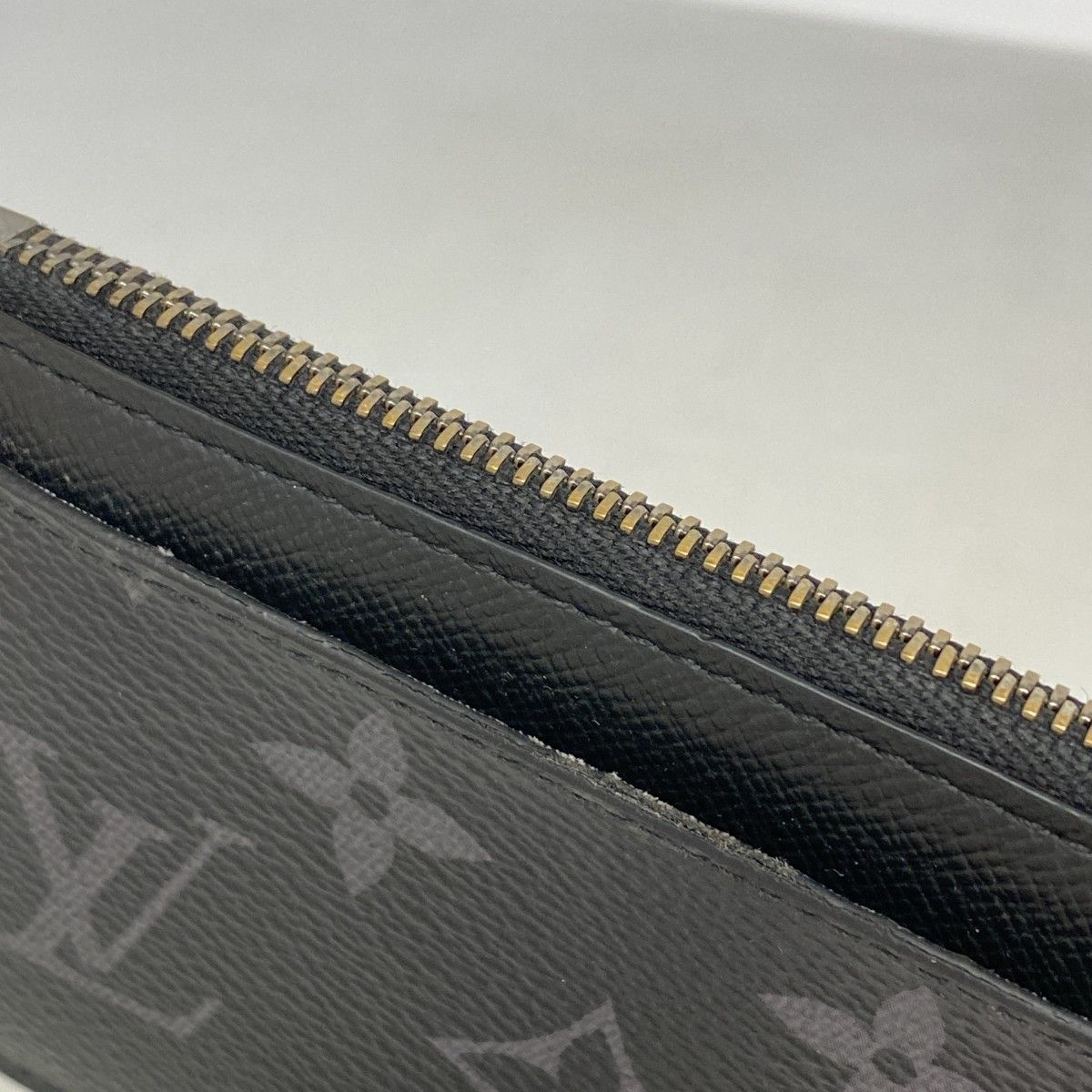 Louis Vuitton Coin Case Monogram Eclipse Card Holder Black — view 7