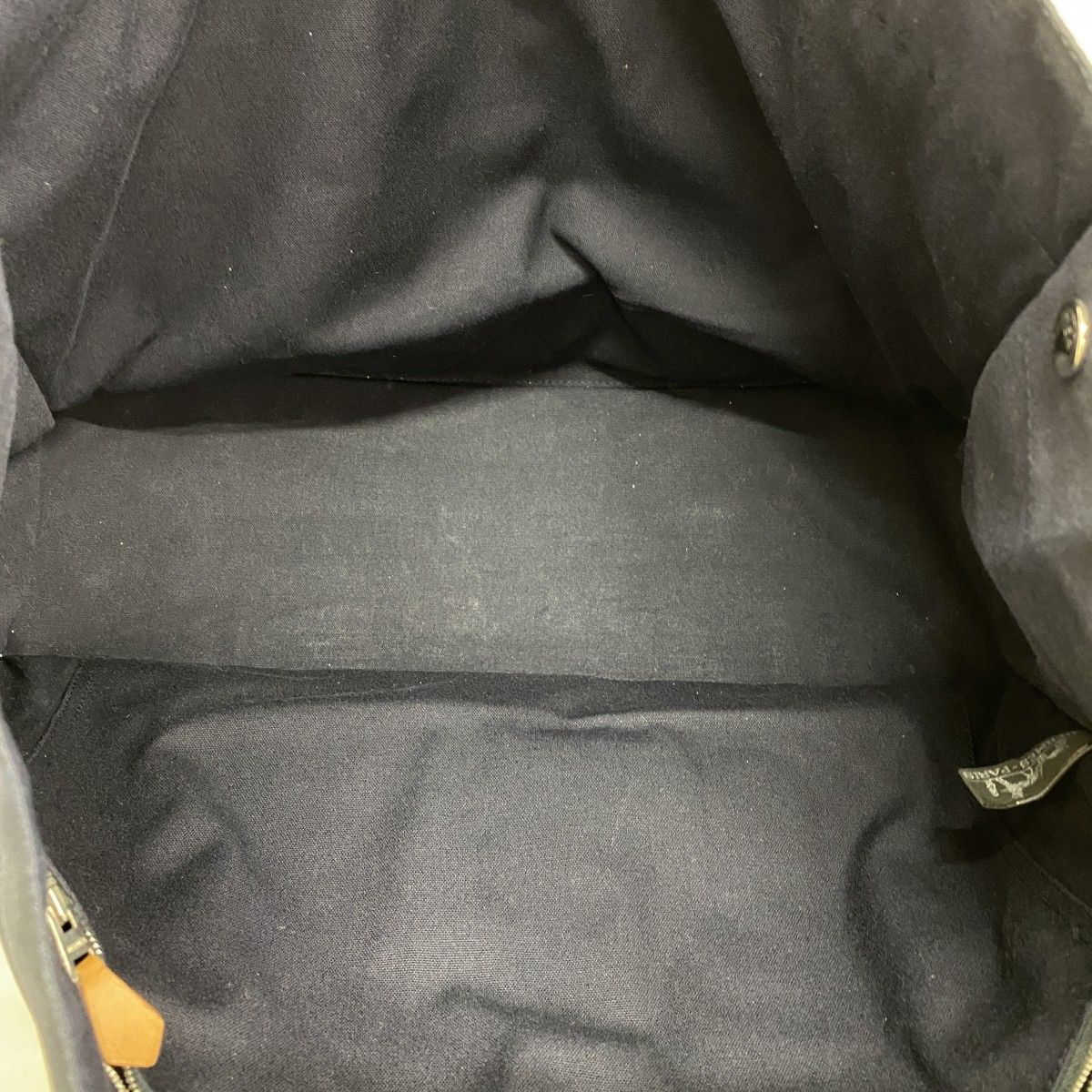 Hermes Tote Fourre Tout GM Canvas Navy Silver — view 4