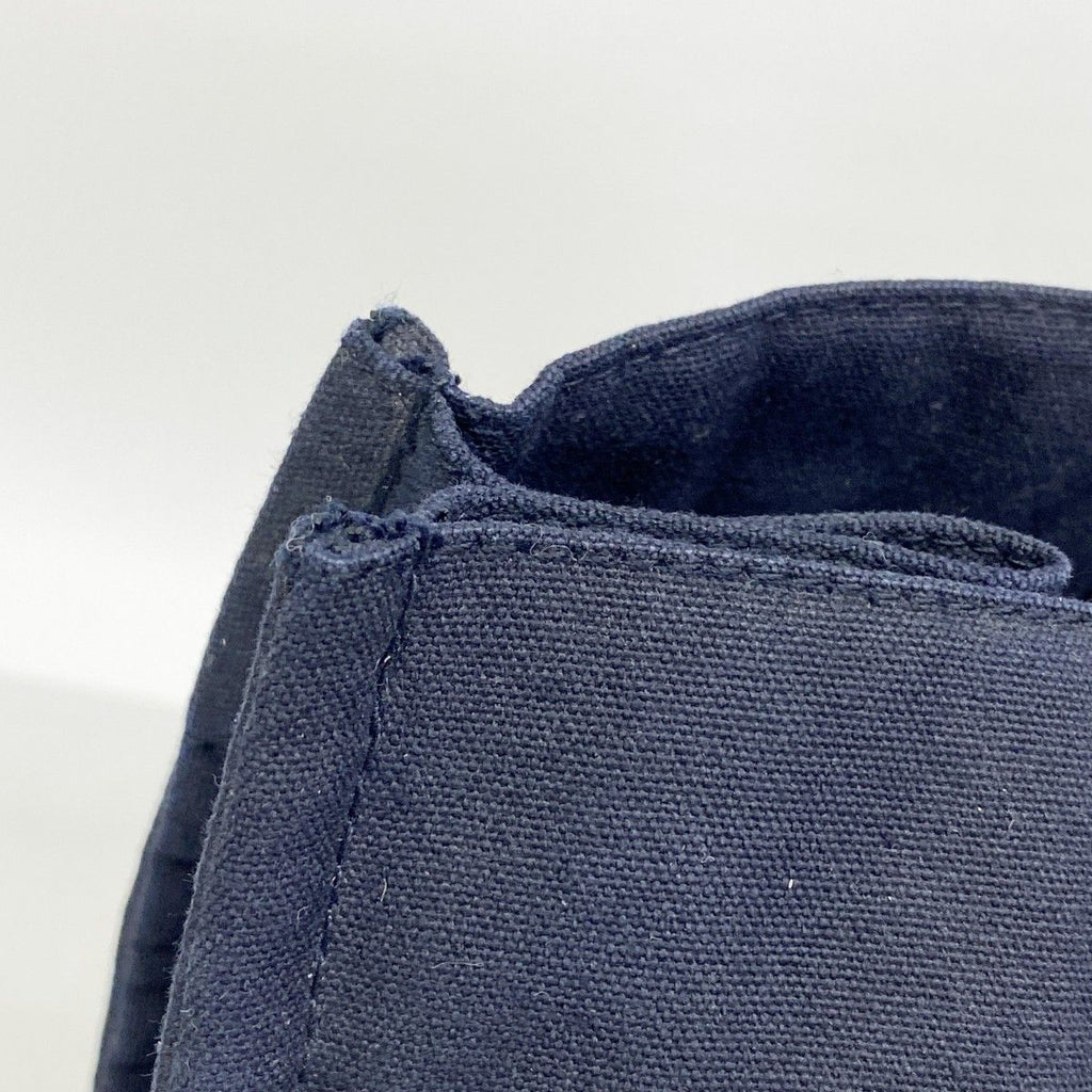 Hermes Tote Fourre Tout GM Canvas Navy Silver — view 7