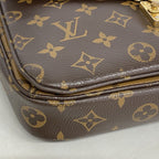 Louis Vuitton Tote Monogram Reverse Pochette Metis MM Brown 2-Way — view 6