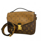 Louis Vuitton Tote Monogram Reverse Pochette Metis MM Brown 2-Way