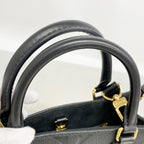 Louis Vuitton Handbag Monogram Empreinte On The Go PM Noir 2-Way — view 8