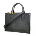 Louis Vuitton Handbag Monogram Empreinte On The Go PM Noir 2-Way
