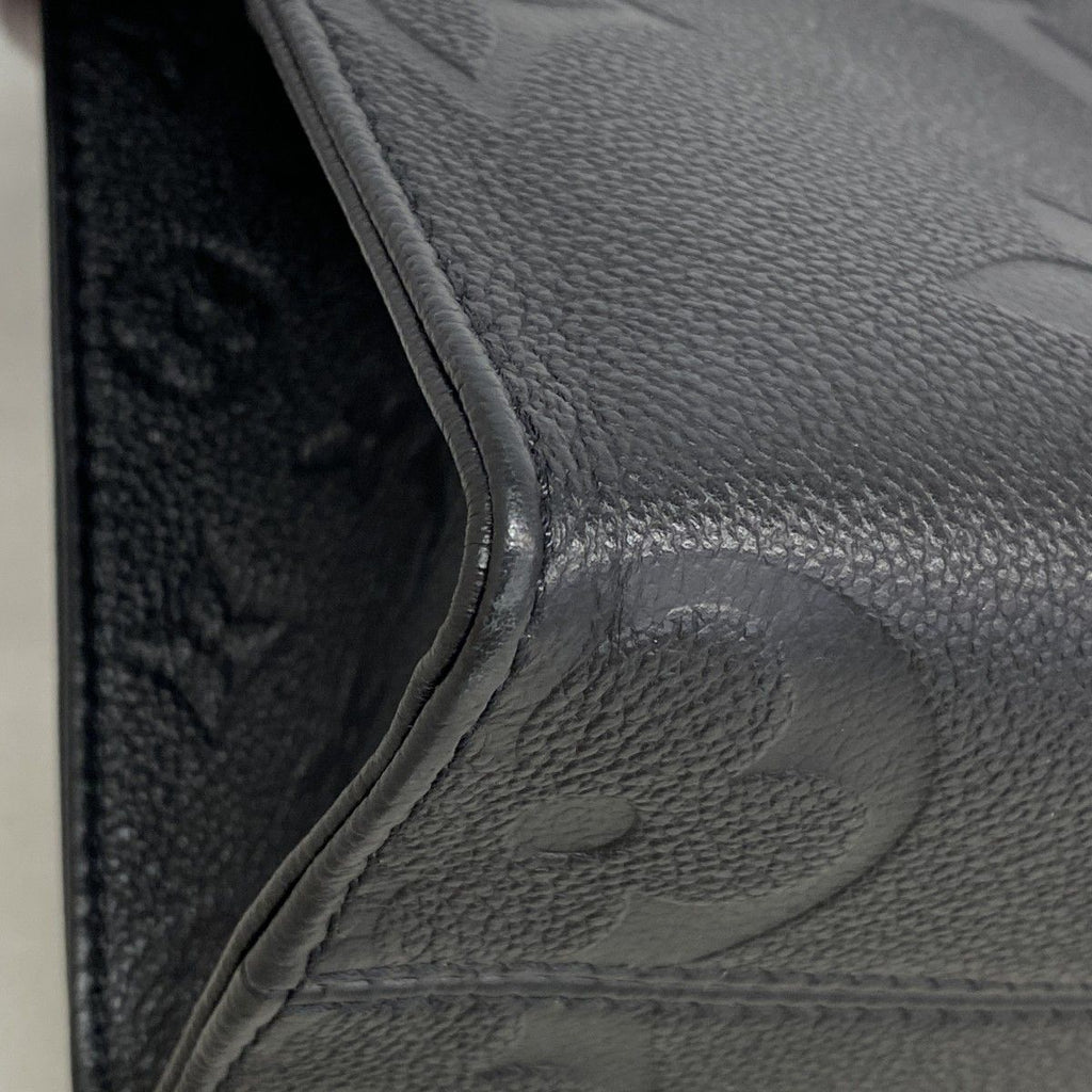 Louis Vuitton Handbag Monogram Empreinte On The Go PM Noir 2-Way — view 6