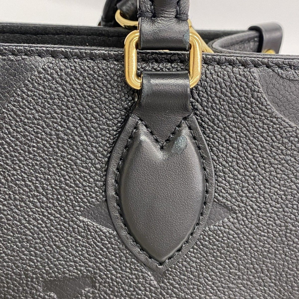 Louis Vuitton Handbag Monogram Empreinte On The Go PM Noir 2-Way — view 7