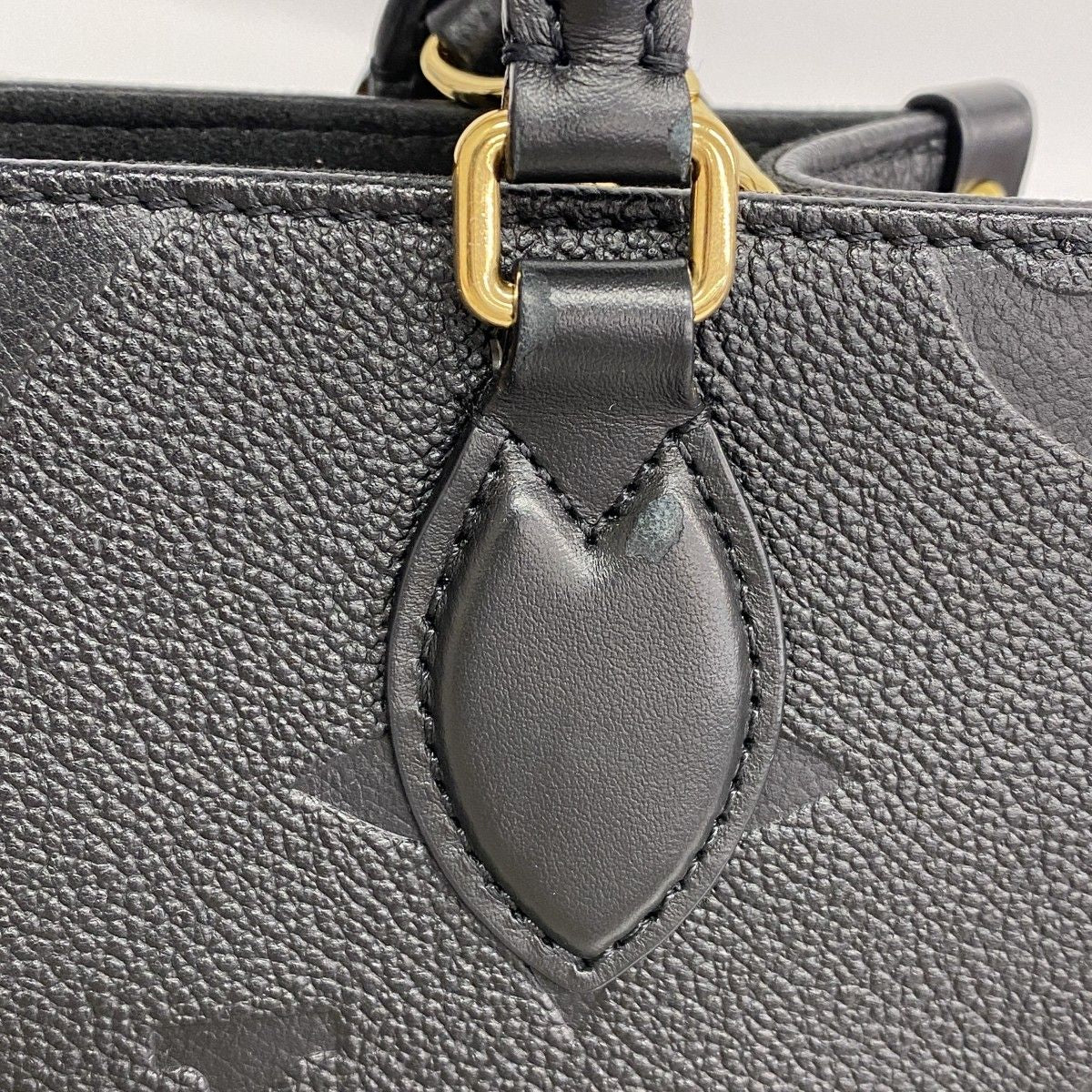 Louis Vuitton Handbag Monogram Empreinte On The Go PM Noir 2-Way — view 7