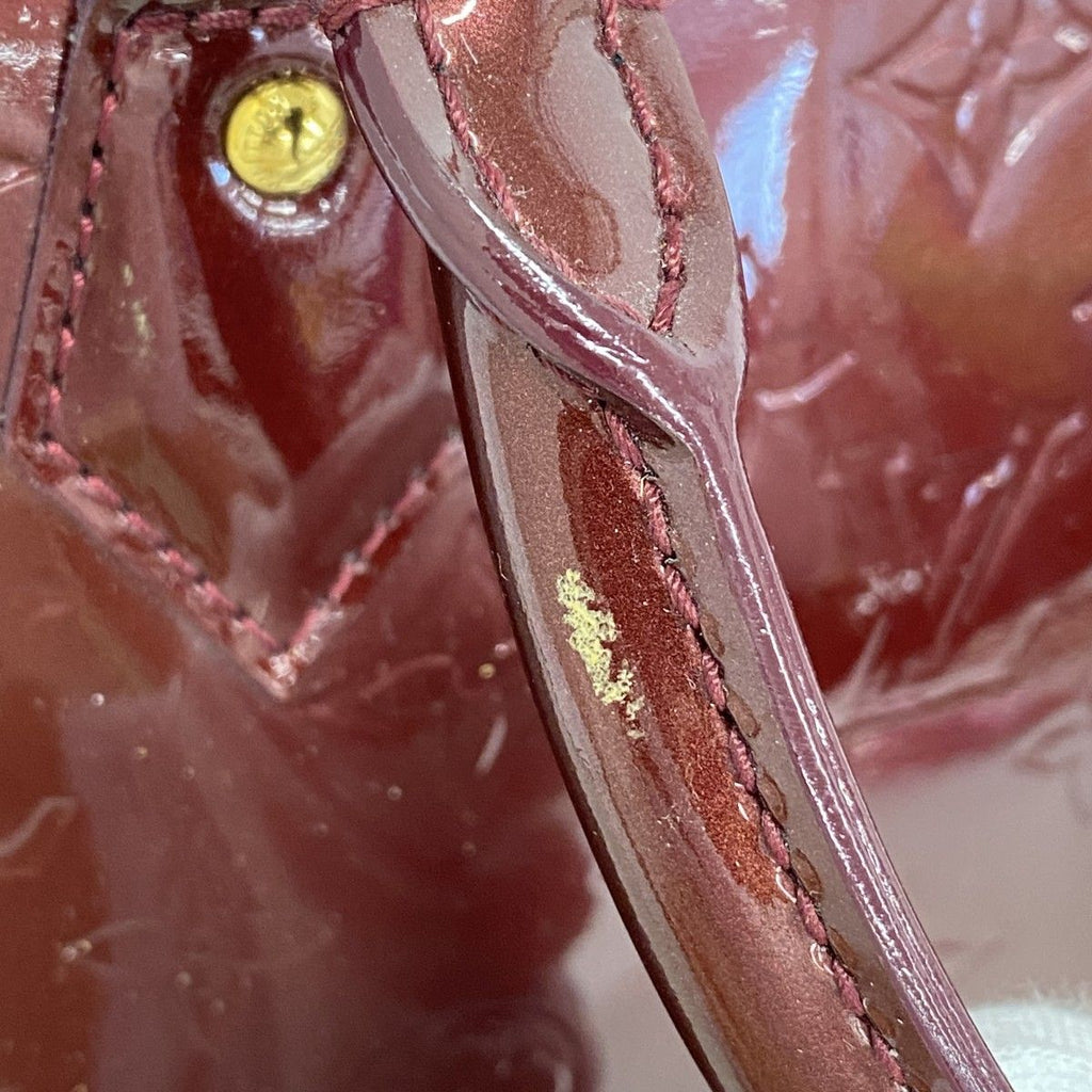 Louis Vuitton Handbag Vernis Alma PM Rouge Fauvist — view 6