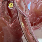 Louis Vuitton Handbag Vernis Alma PM Rouge Fauvist — view 6