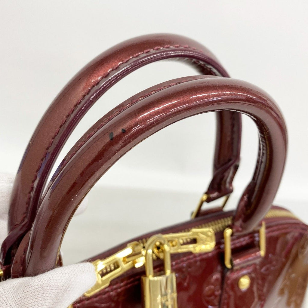 Louis Vuitton Handbag Vernis Alma PM Rouge Fauvist — view 8