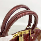 Louis Vuitton Handbag Vernis Alma PM Rouge Fauvist — view 8