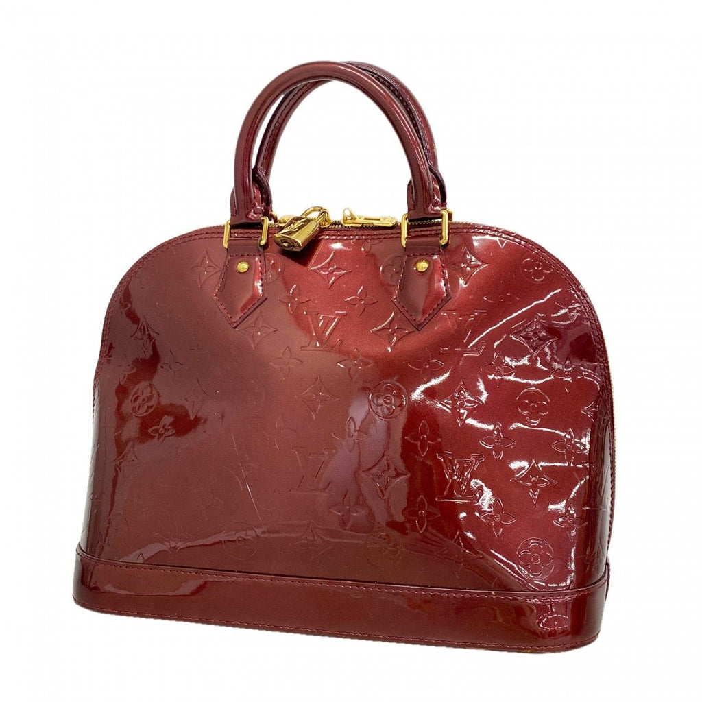 Louis Vuitton Handbag Vernis Alma PM Rouge Fauvist